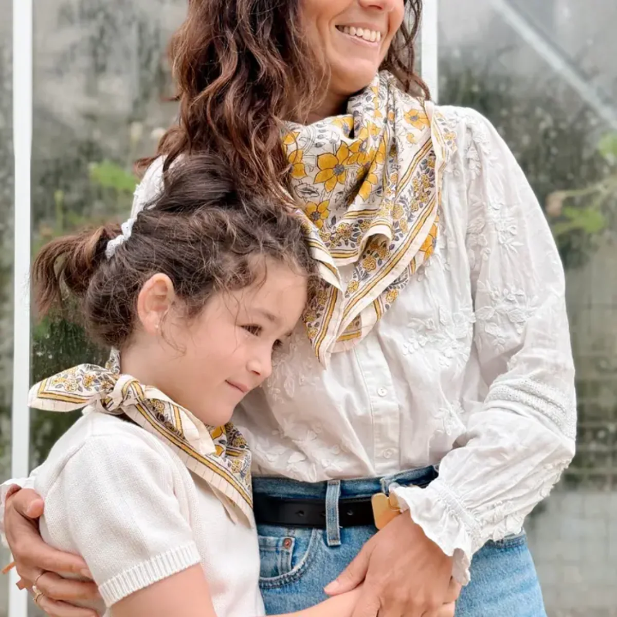 Foulard Kids Agra Bouton D'or 50cm - Image 3