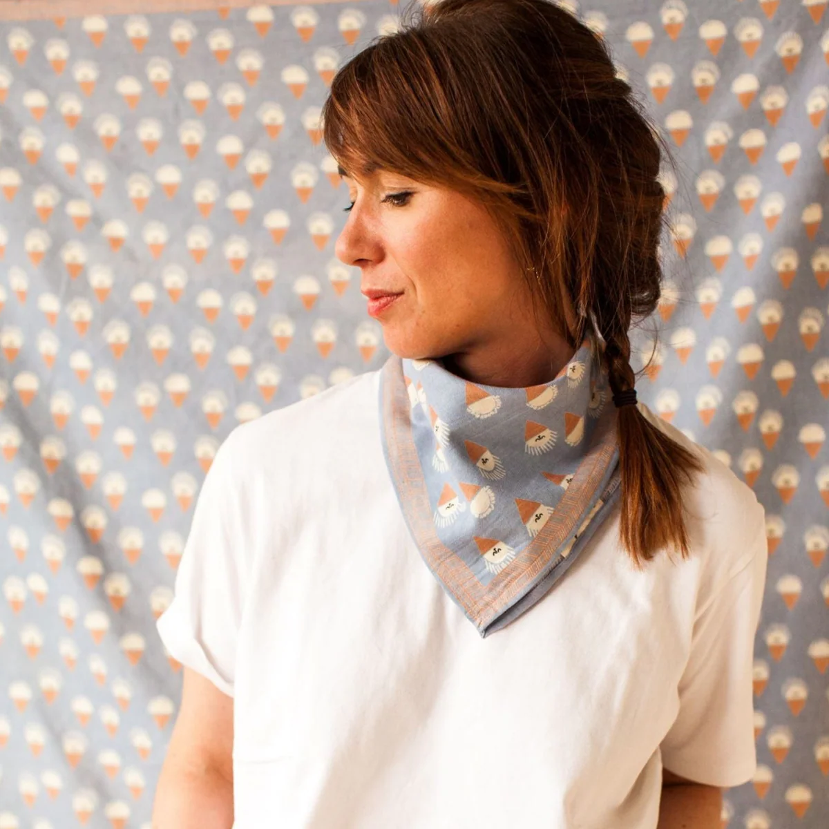 Foulard Manika - Sorbet - Image 2