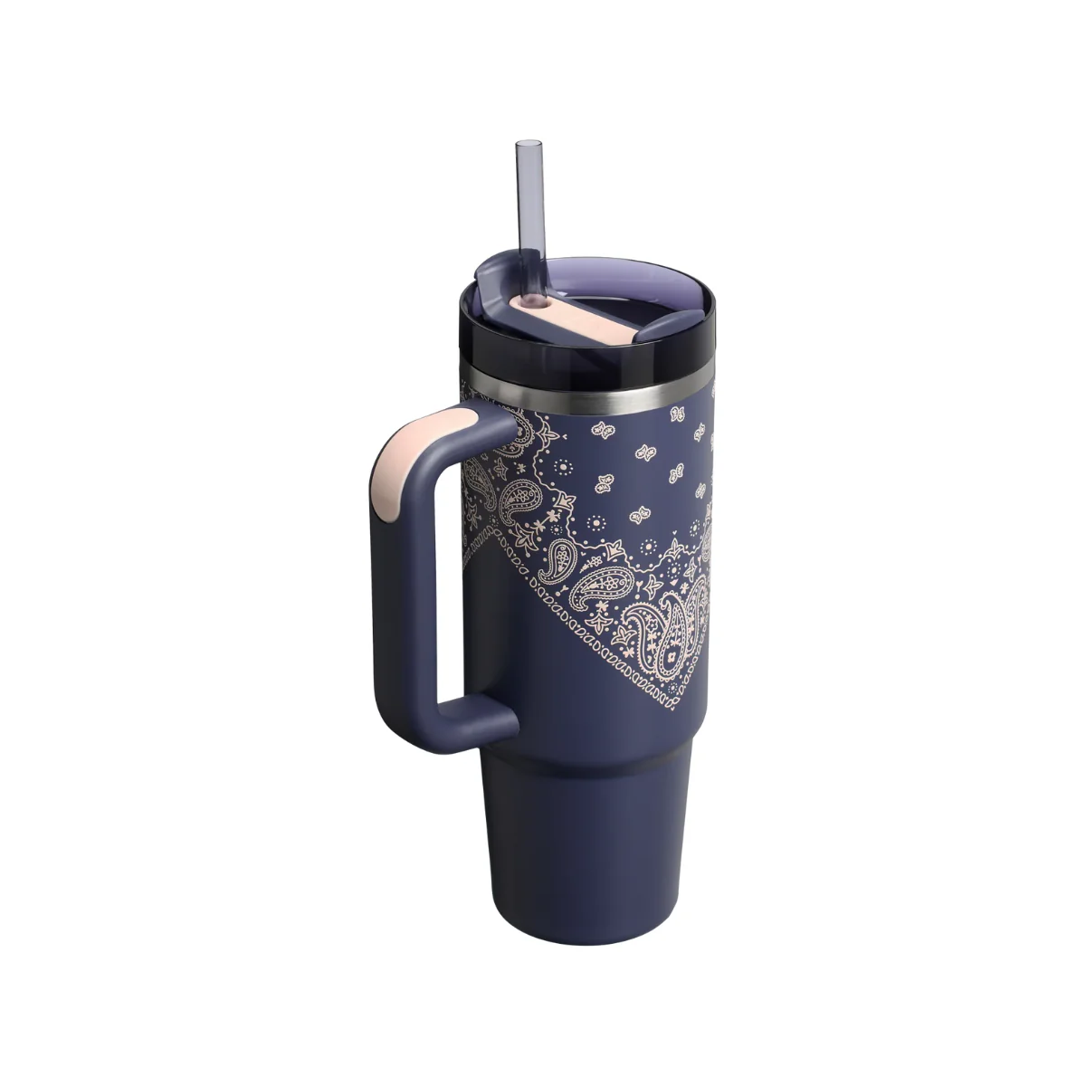 Gourde Quencher H2.0 - Blue Corn Paisley - 0.89L - Image 2