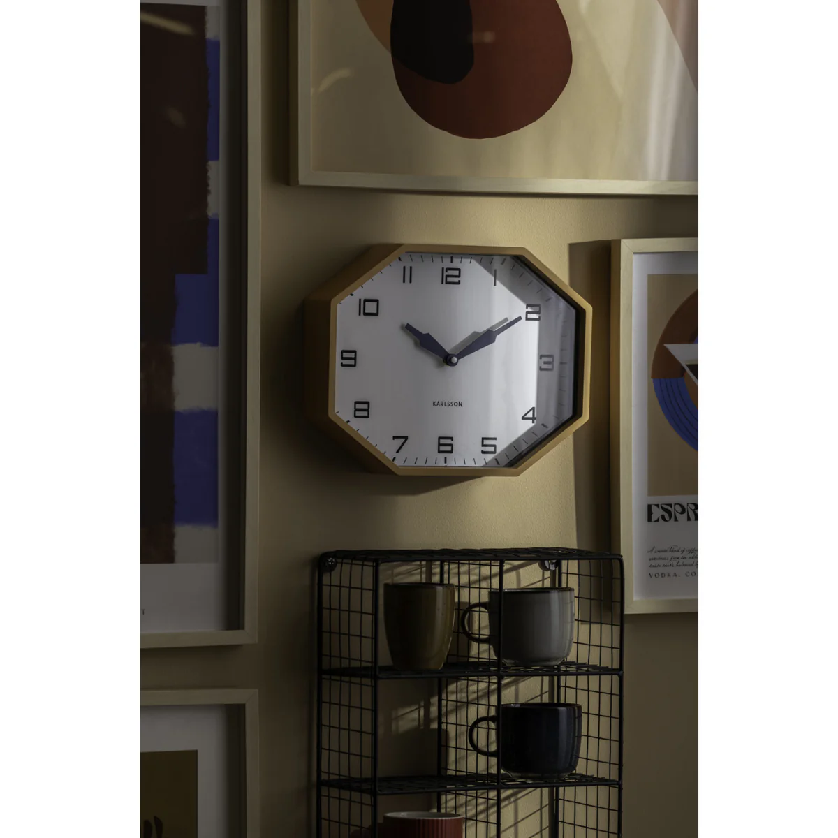 Horloge murale Modern Factory Octagon - Image 11