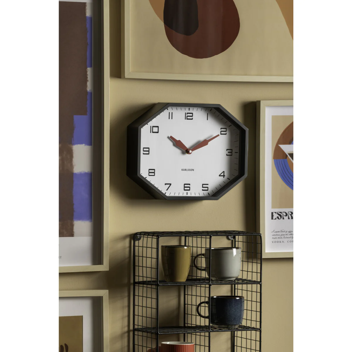Horloge murale Modern Factory Octagon - Image 16
