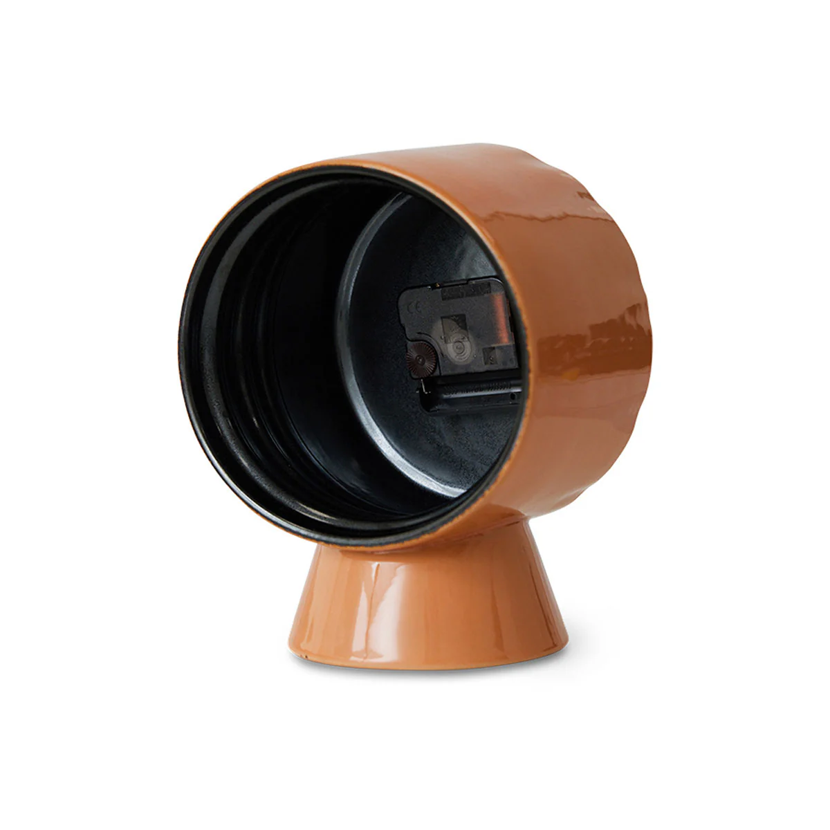 Horloge Rétro en céramique - h 20,8 cm - Pêche - Image 7