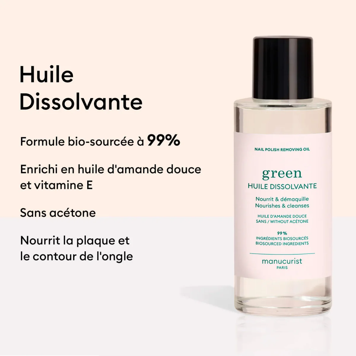 Huile Dissolvante Green - 100 ml - Image 2
