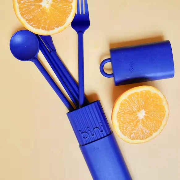 Kit de couverts réutilisables et nomades en matière biosourcée - Image 7