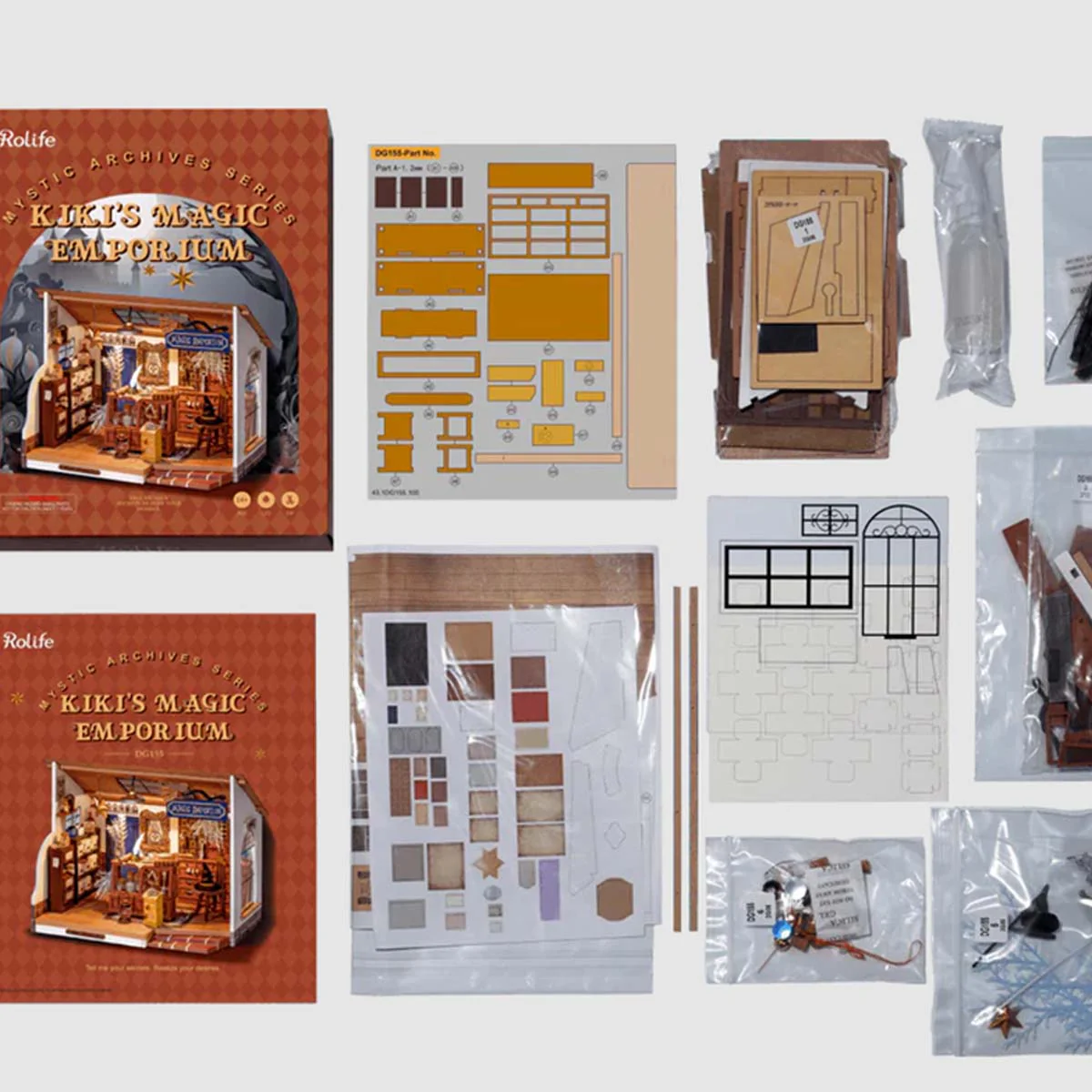 Kit DIY Maison Miniature Kiki's Magic Emporium - Image 5