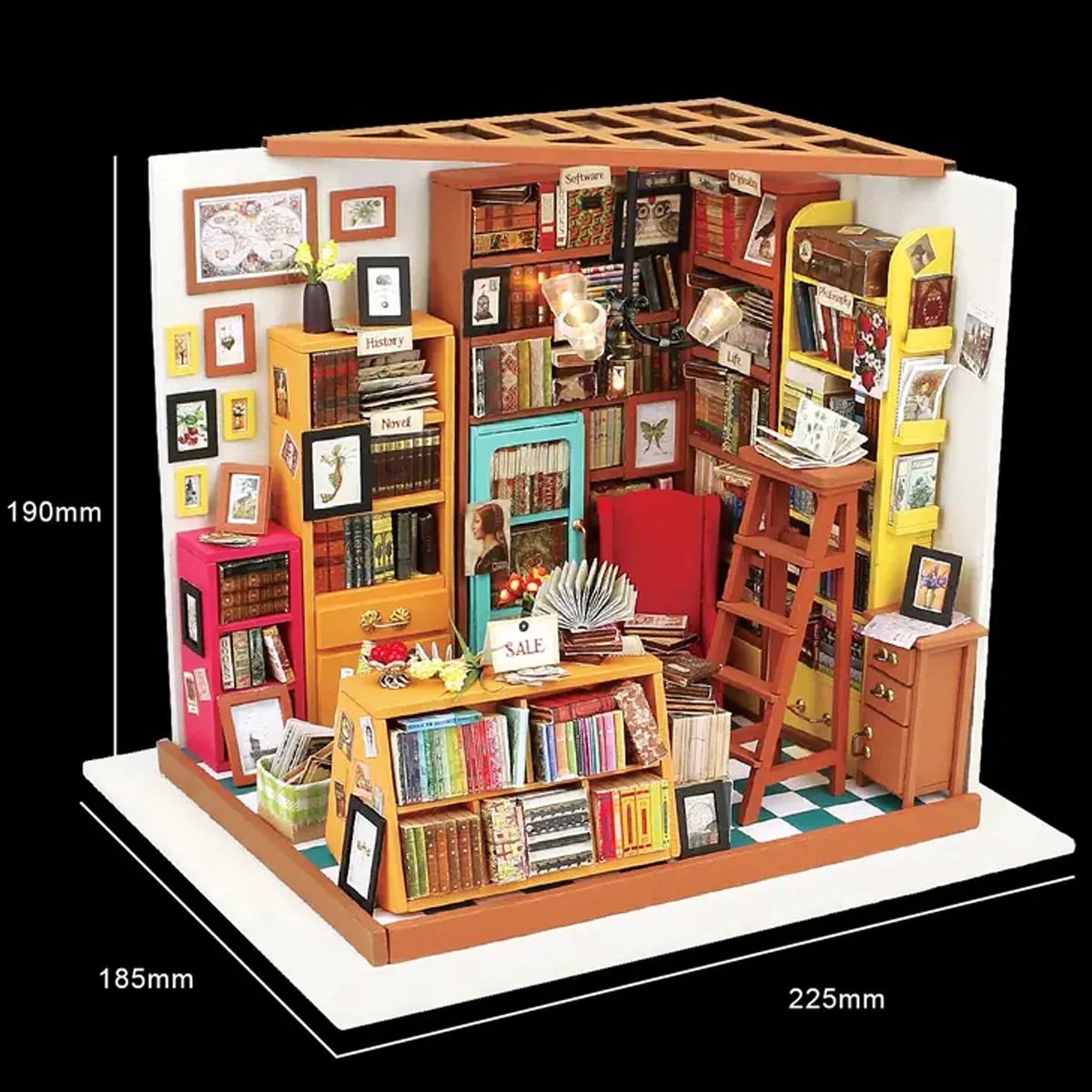 Kit DIY Maison Miniature Sam'S Study - Image 3