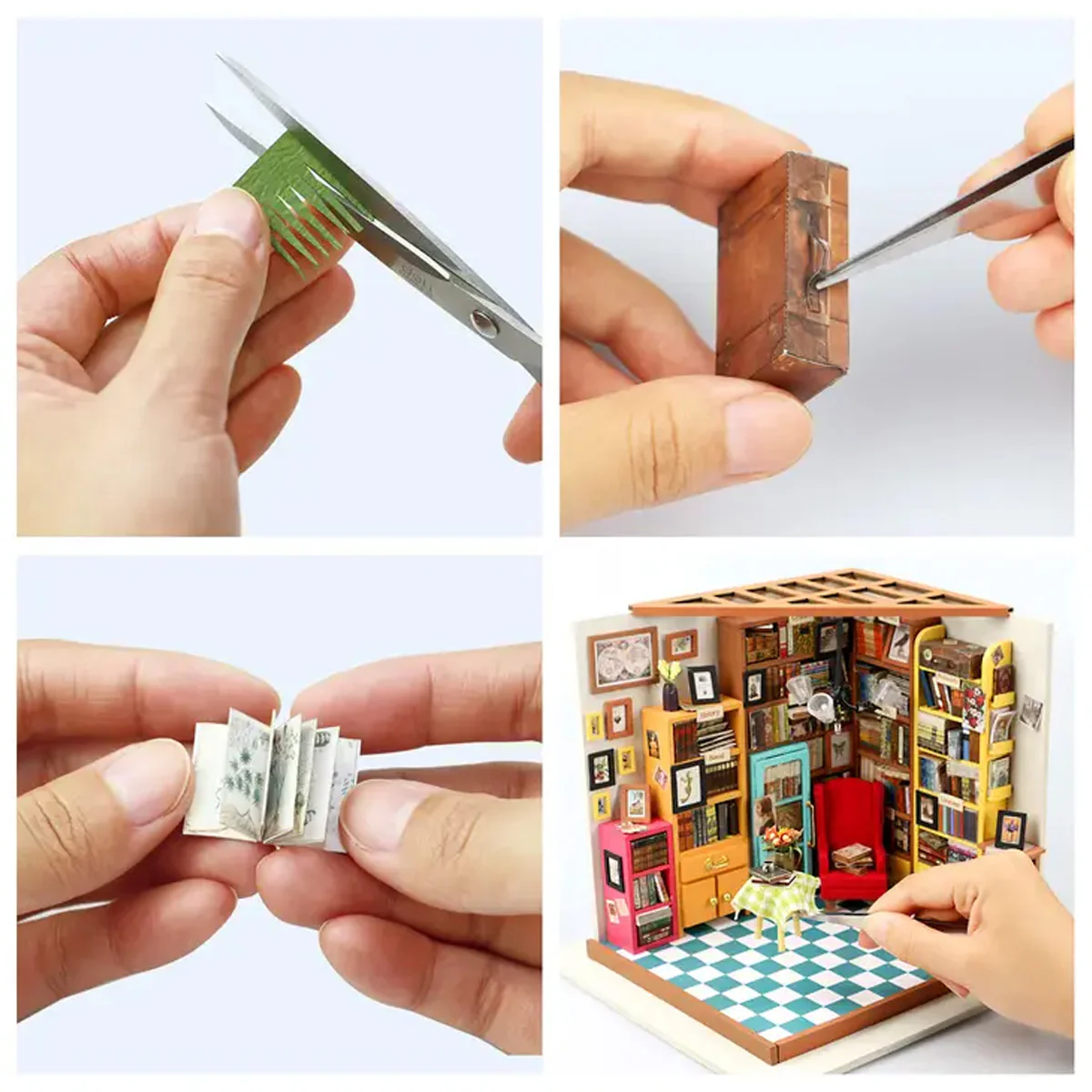 Kit DIY Maison Miniature Sam'S Study - Image 6