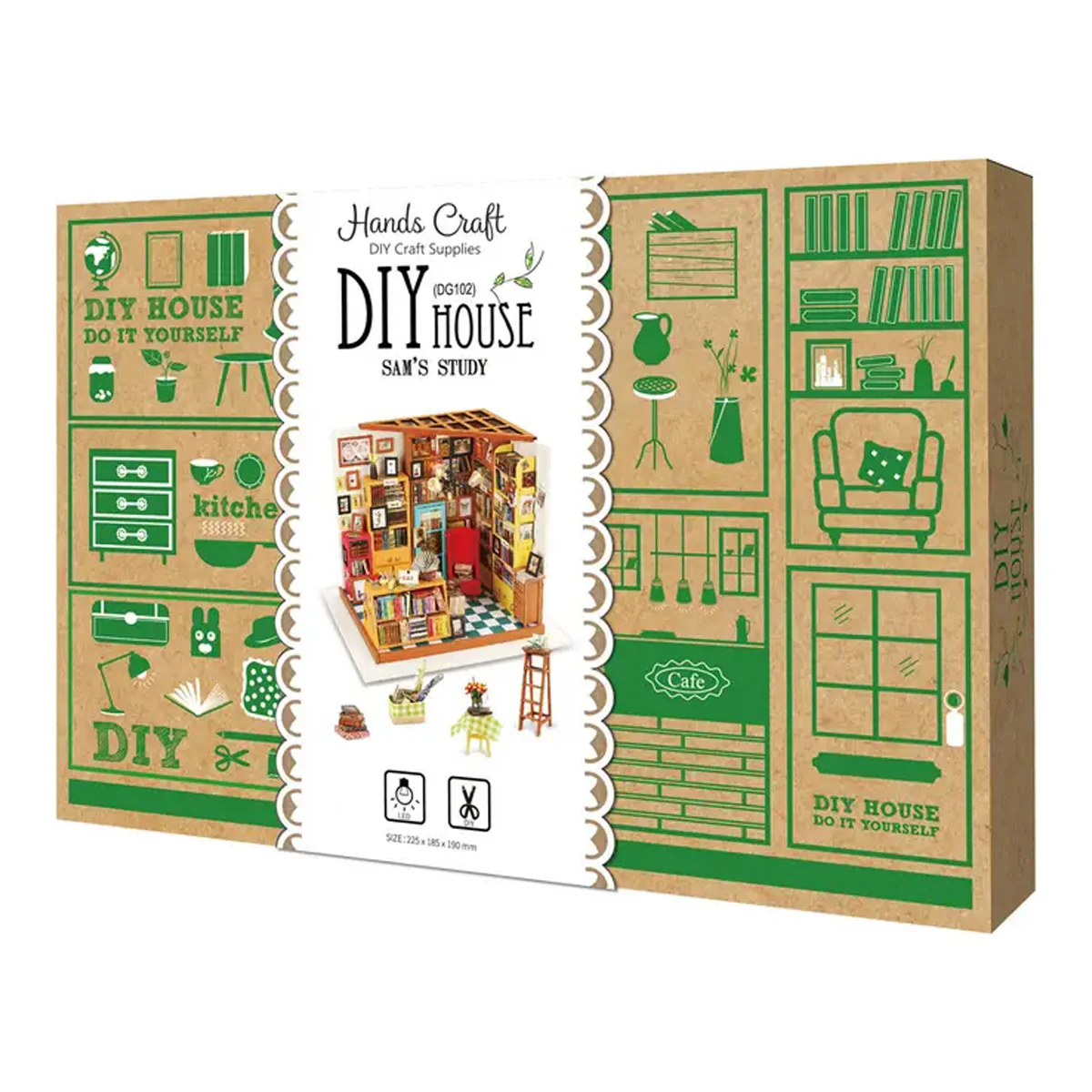 Kit DIY Maison Miniature Sam'S Study - Image 7