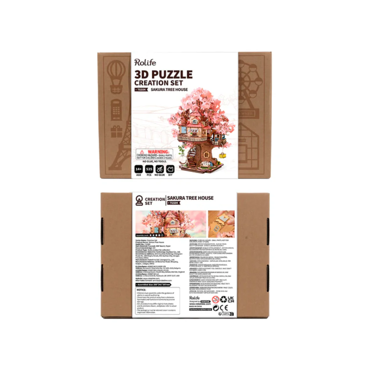 Kit Puzzle DIY Sakura Tree House - Image 7