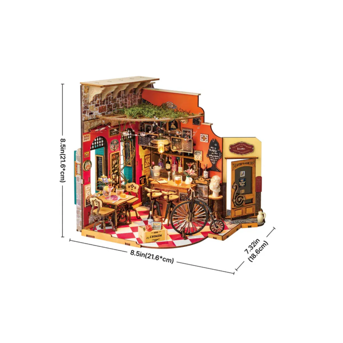 Kit Maison Miniature DIY - Cheers Bar Dining - Image 3