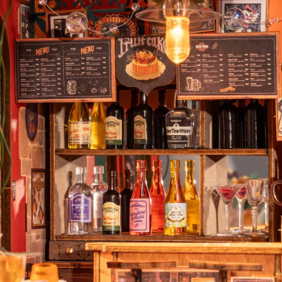 Kit Maison Miniature DIY - Cheers Bar Dining - Image 4