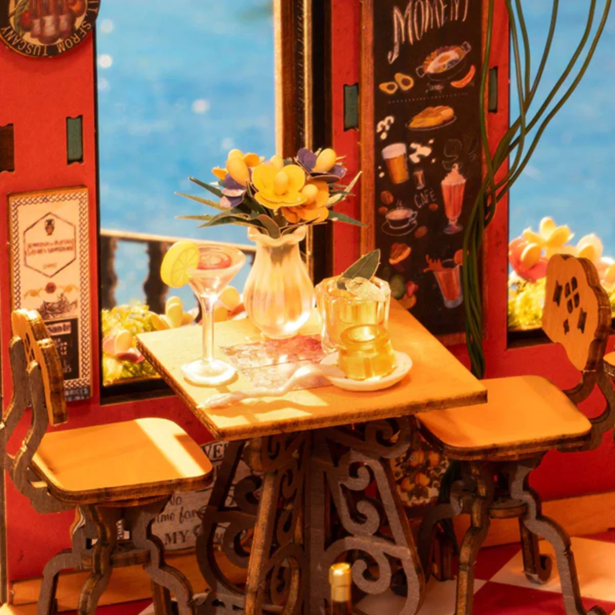 Kit Maison Miniature DIY - Cheers Bar Dining - Image 5