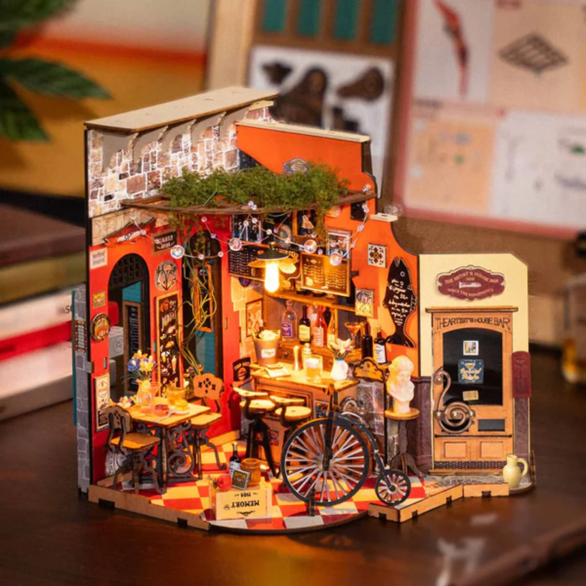 Kit Maison Miniature DIY - Cheers Bar Dining - Image 6