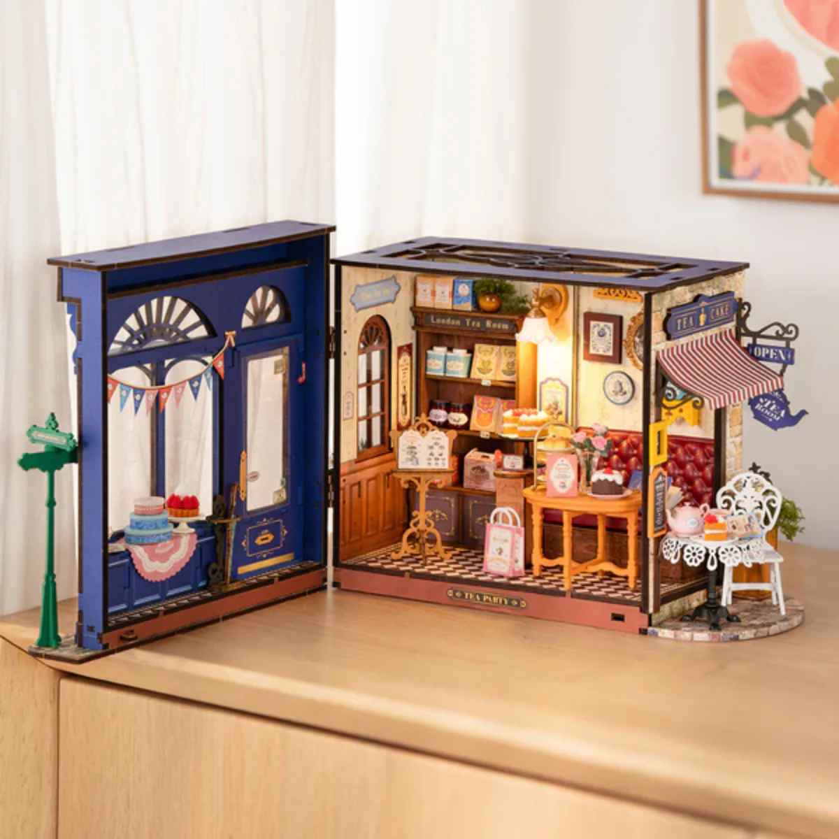 Kit Maison Miniature DIY - Leisure Time Tea Room - Image 3