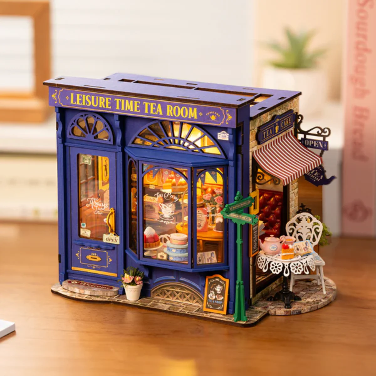 Kit Maison Miniature DIY - Leisure Time Tea Room - Image 4