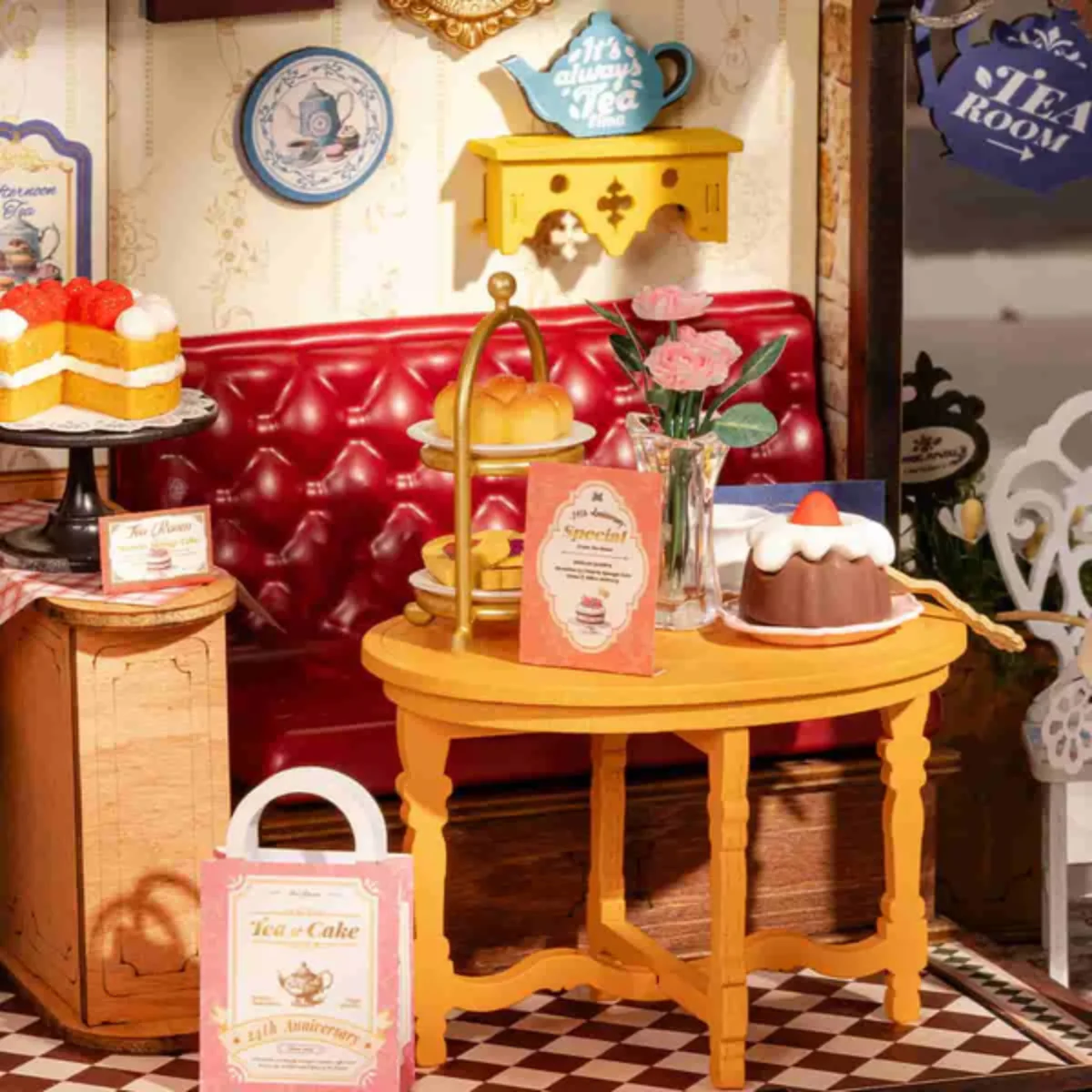 Kit Maison Miniature DIY - Leisure Time Tea Room - Image 5