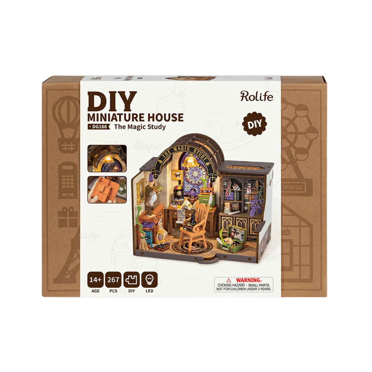 Kit Maison Miniature DIY - The Magic Study - Image 9