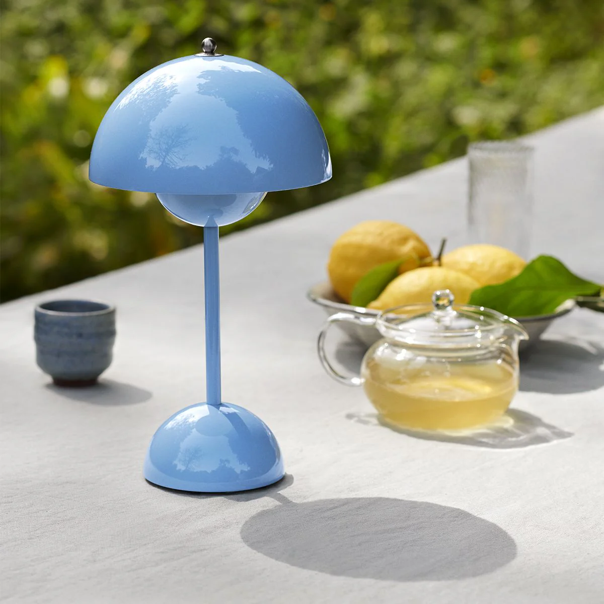 Lampe à poser Flowerpot VP9 Sans fil - Bleu swim - Image 3