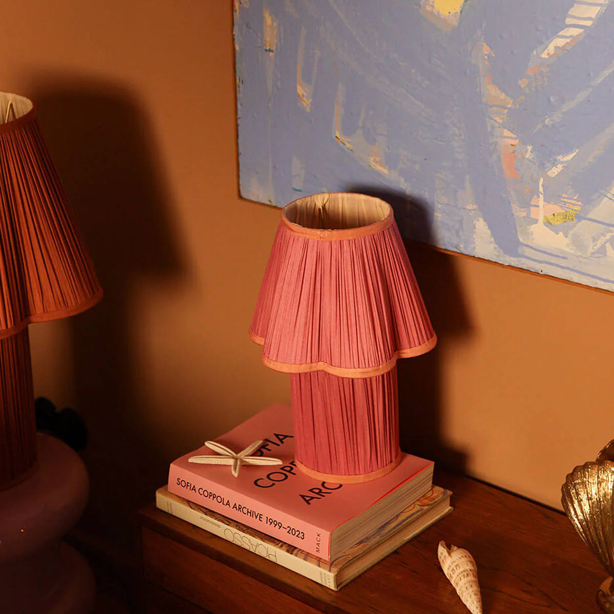 Lampe à poser Myra Silk Fuchsia - Image 4