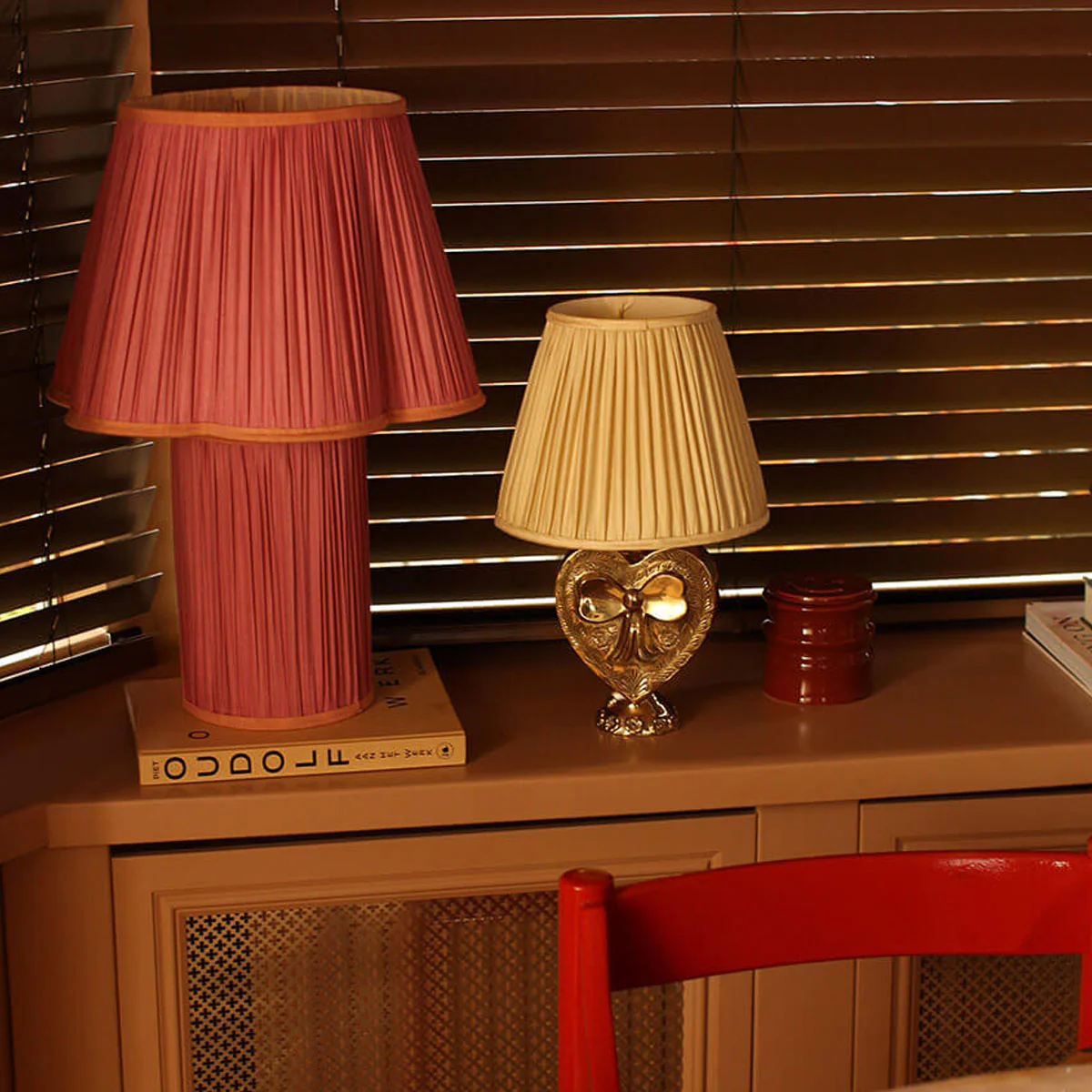 Lampe à poser Myra Silk Fuchsia - Image 5