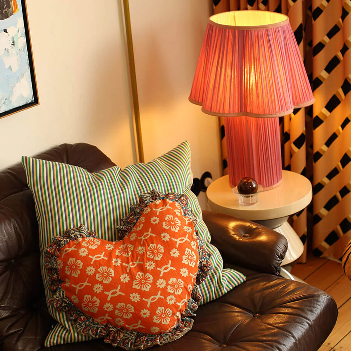 Lampe à poser Myra Silk Fuchsia - Image 7