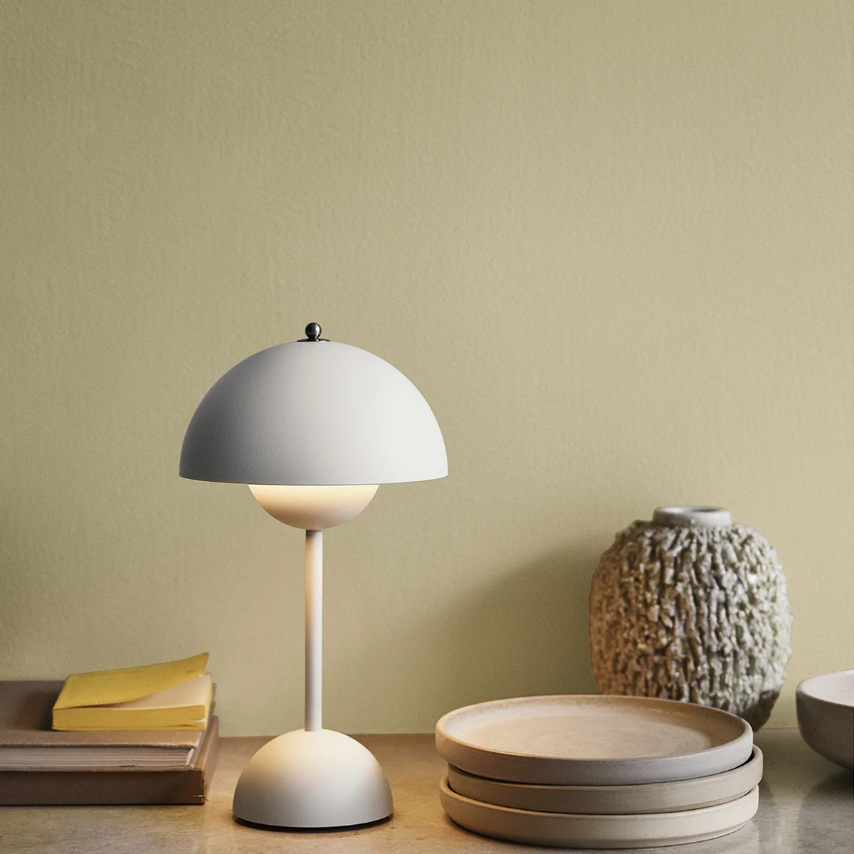 Lampe à poser Sans Fil Flowerpot VP9 - Blanc Mat - Image 2