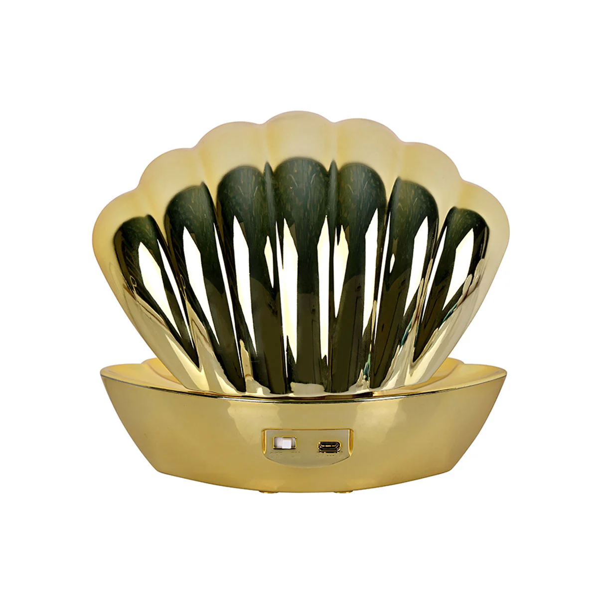 Lampe Coquillage Coki dorée - Image 2