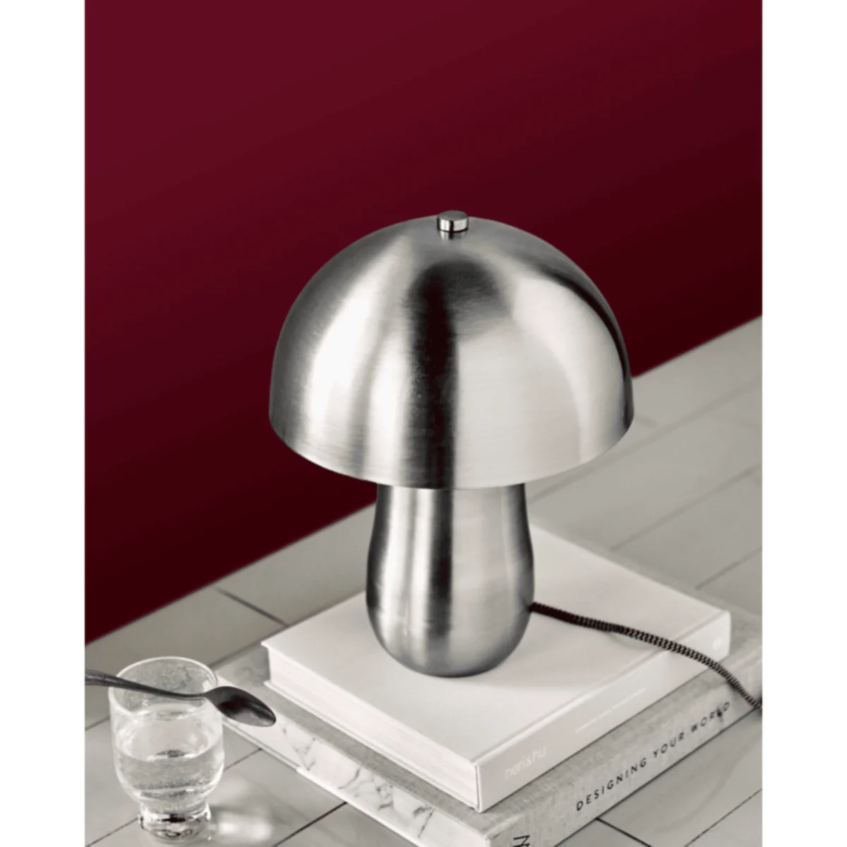 Lampe de table HDroomie Fini Argent Brossé - Image 2