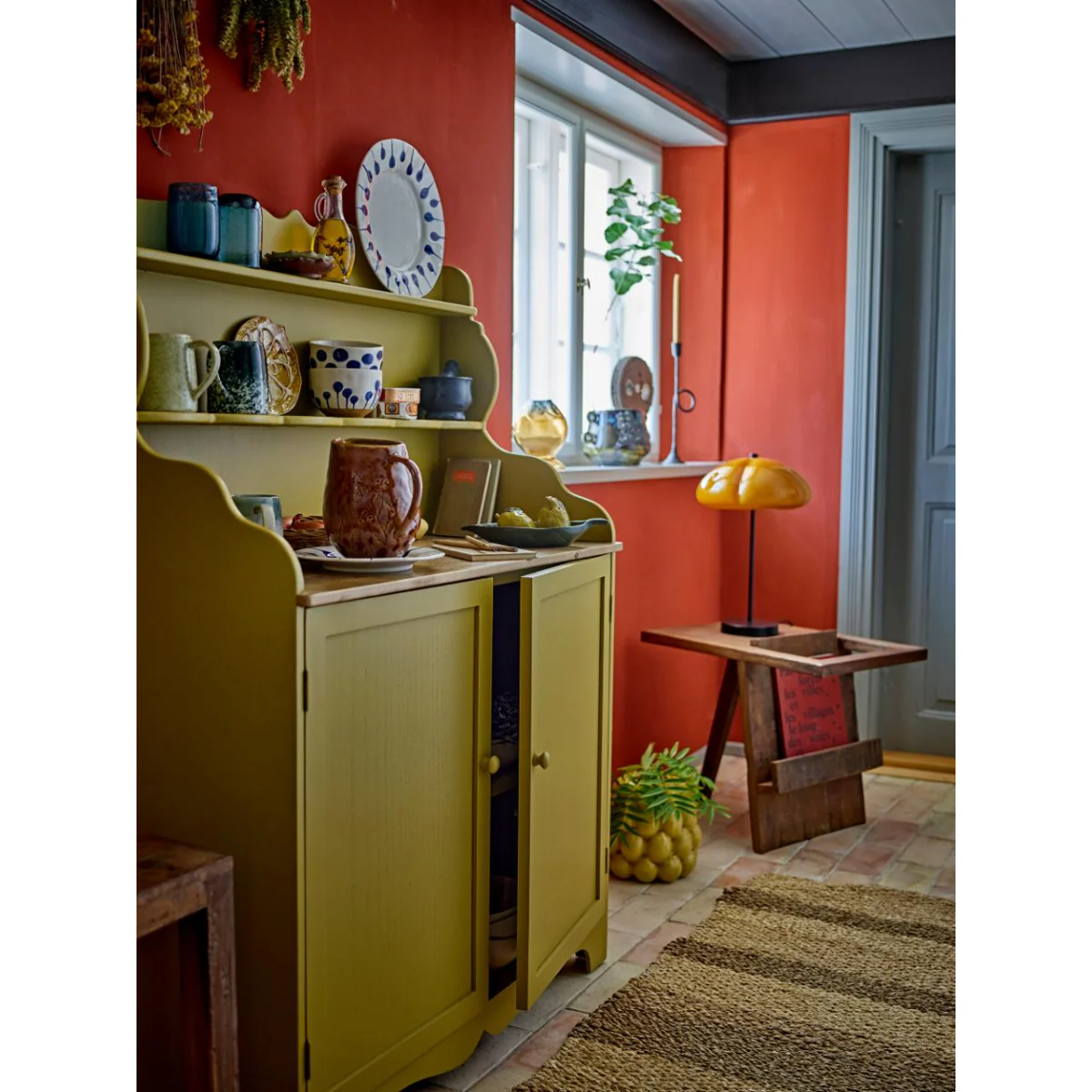 Lampe de table Kinoko - Jaune Métal - Image 7