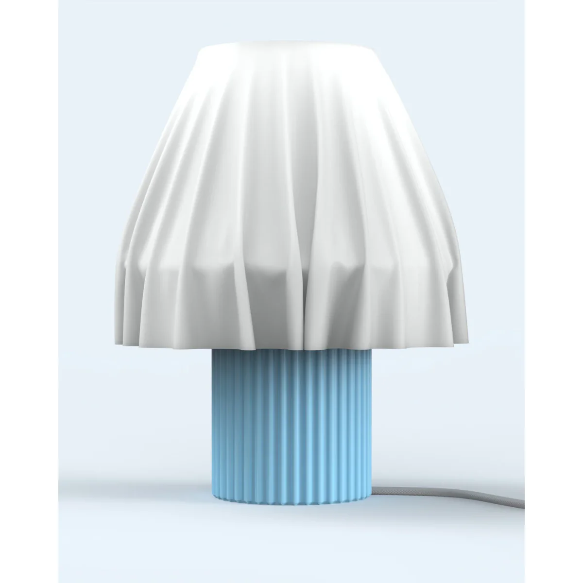Lampe de Table - Volute Bleu Ciel - Image 3