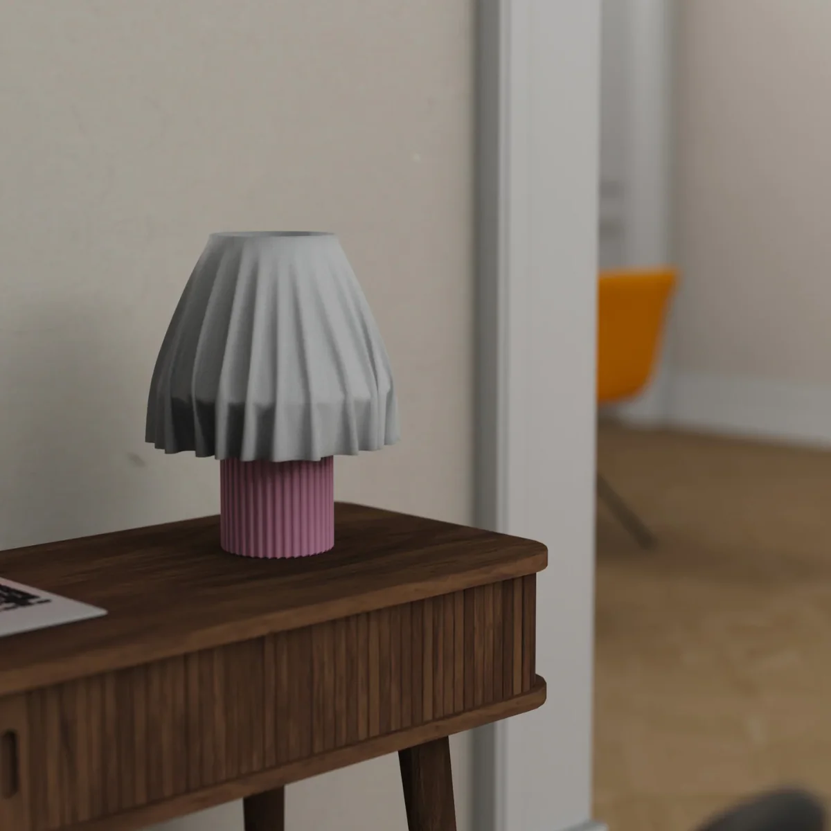 Lampe de Table - Volute Petal Rose - Image 4