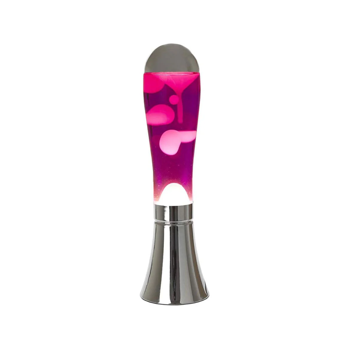 Lampe Lava Magma Argenté