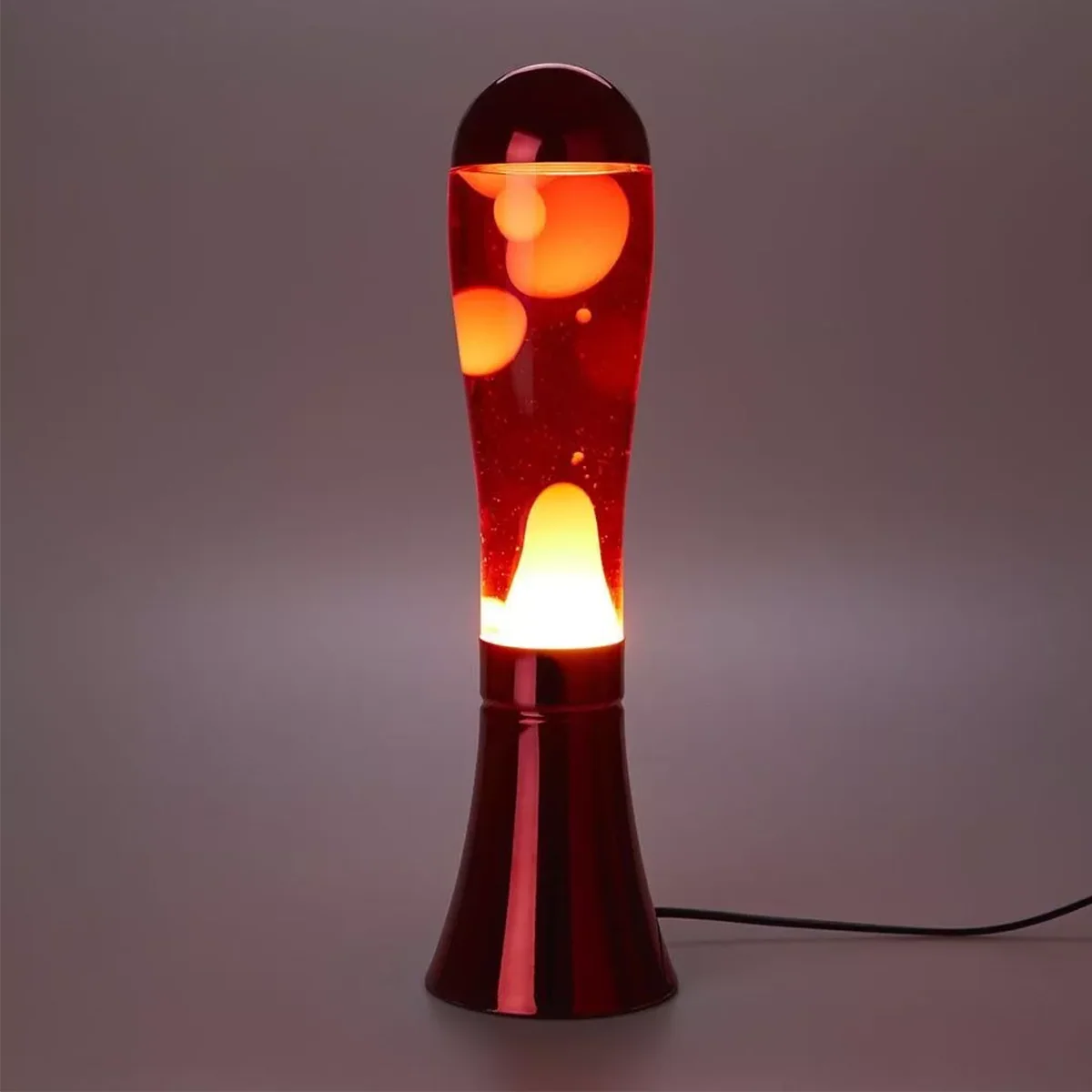 Lampe Lava Magma Argenté - Image 11