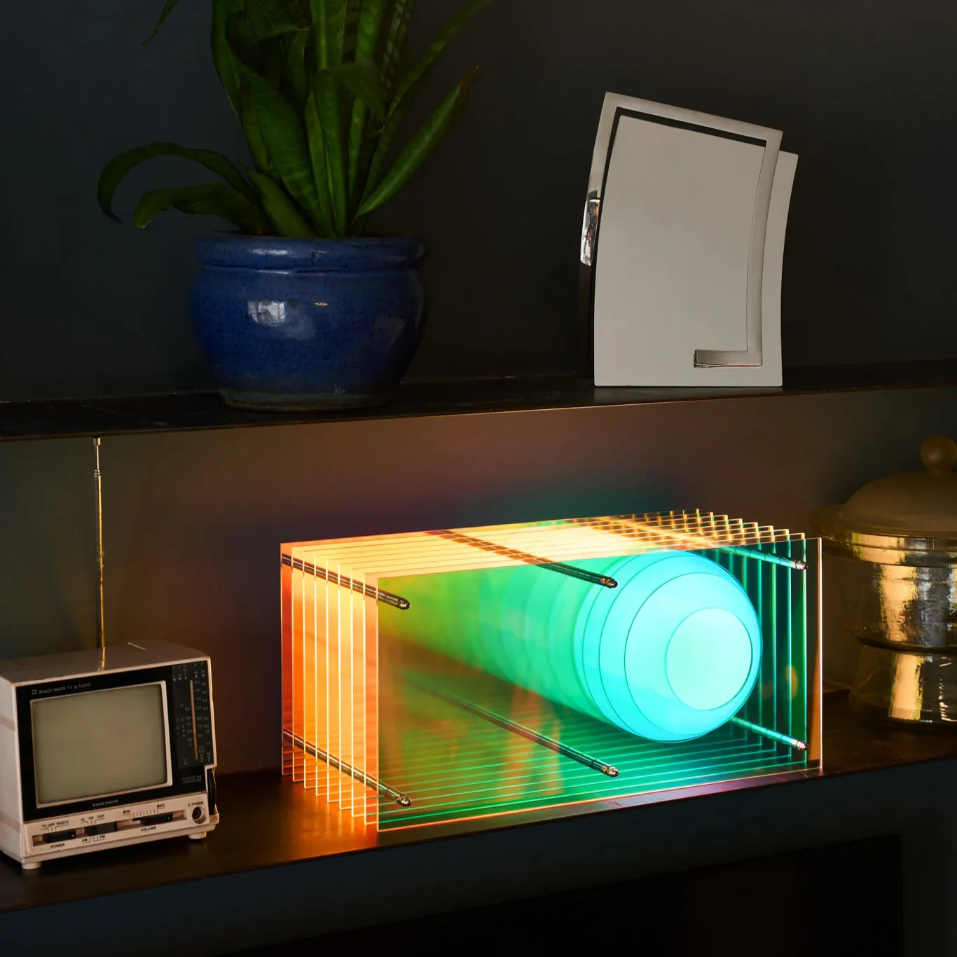 Lampe Lop S - Rectangle Acrylic Dreamy - Image 2