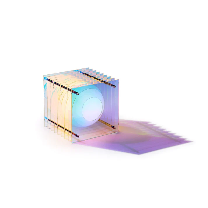 Lampe Lop S - Square Acrylic - Dreamy - Image 3