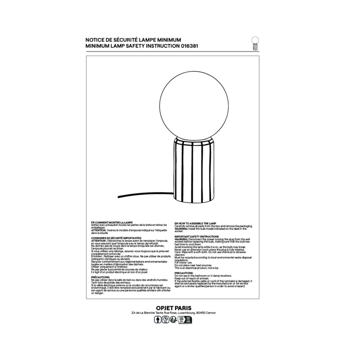 Lampe minimum - Image 3