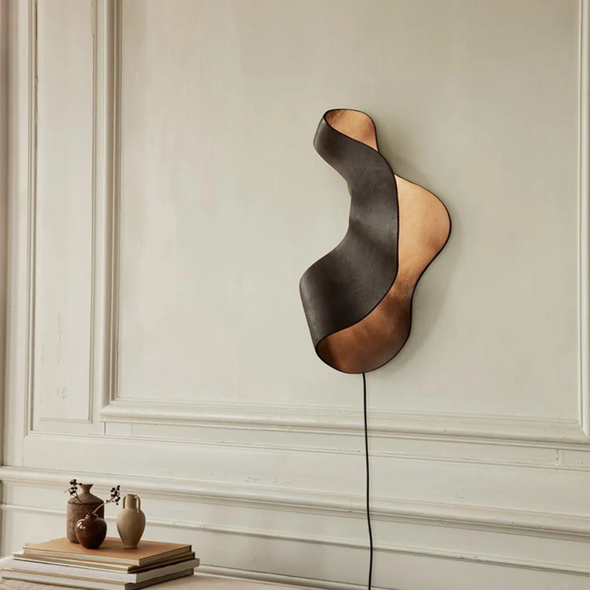 Lampe murale Oyster - 33,6 x h 60 cm - Noir - Image 2