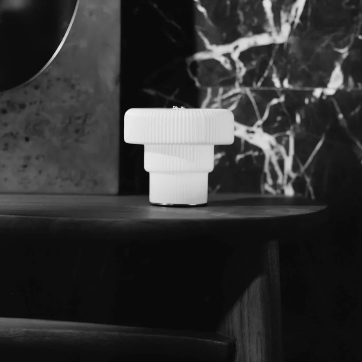 Lampe Portable Ripple - 10 cm - Blanc - Image 7