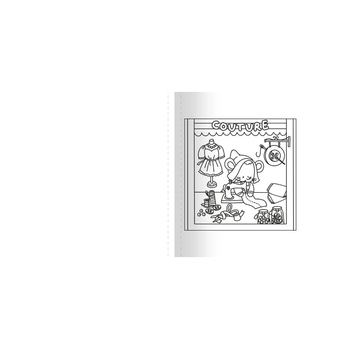 Livre de coloriage - Jolies boutiques - Image 4