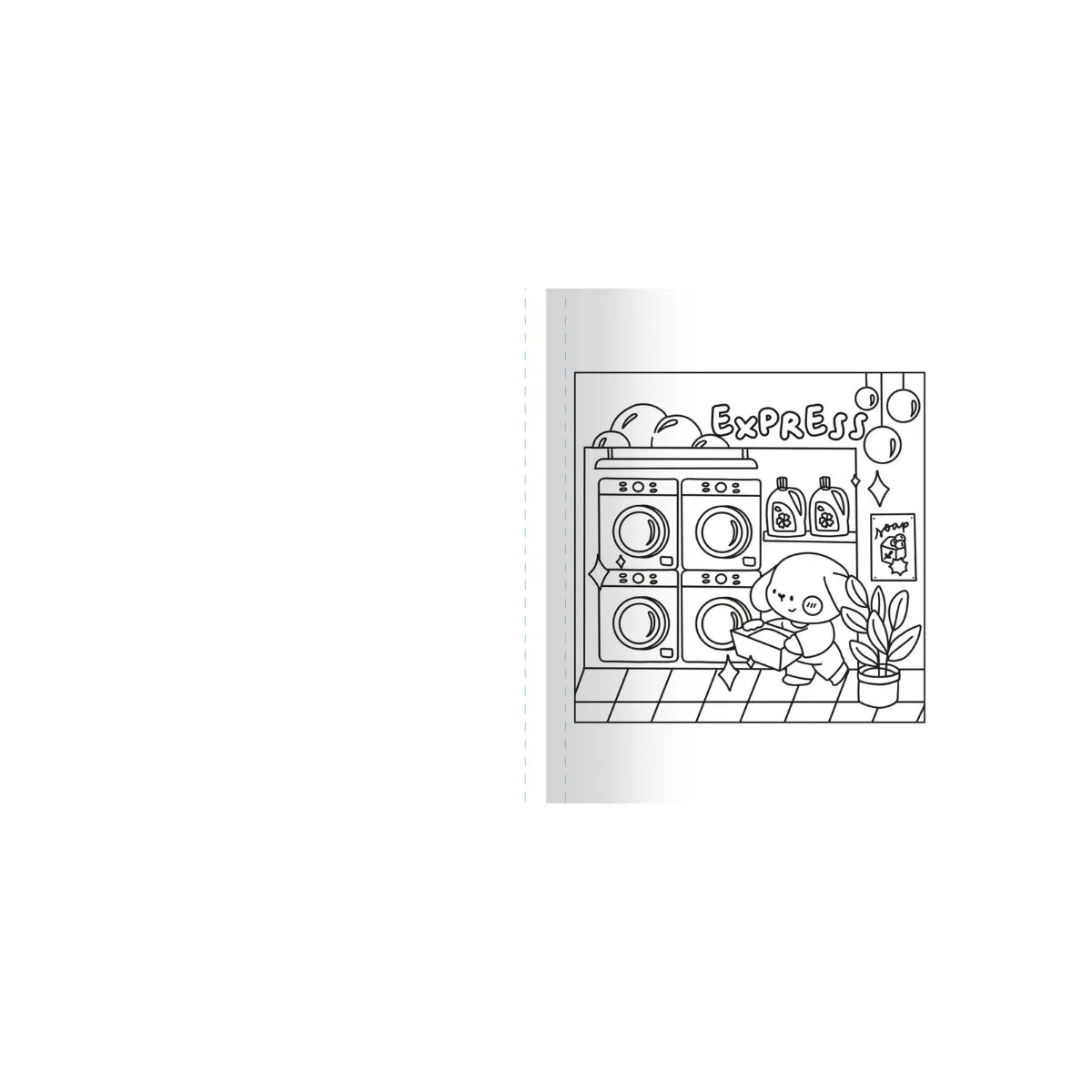 Livre de coloriage - Jolies boutiques - Image 5