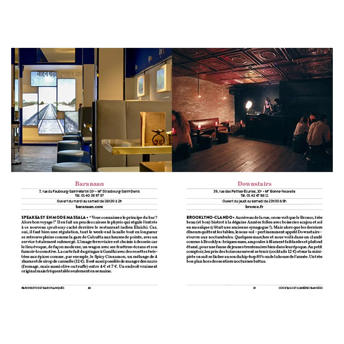 Livre Paris Bars & Restos Planques 2022 - Image 3