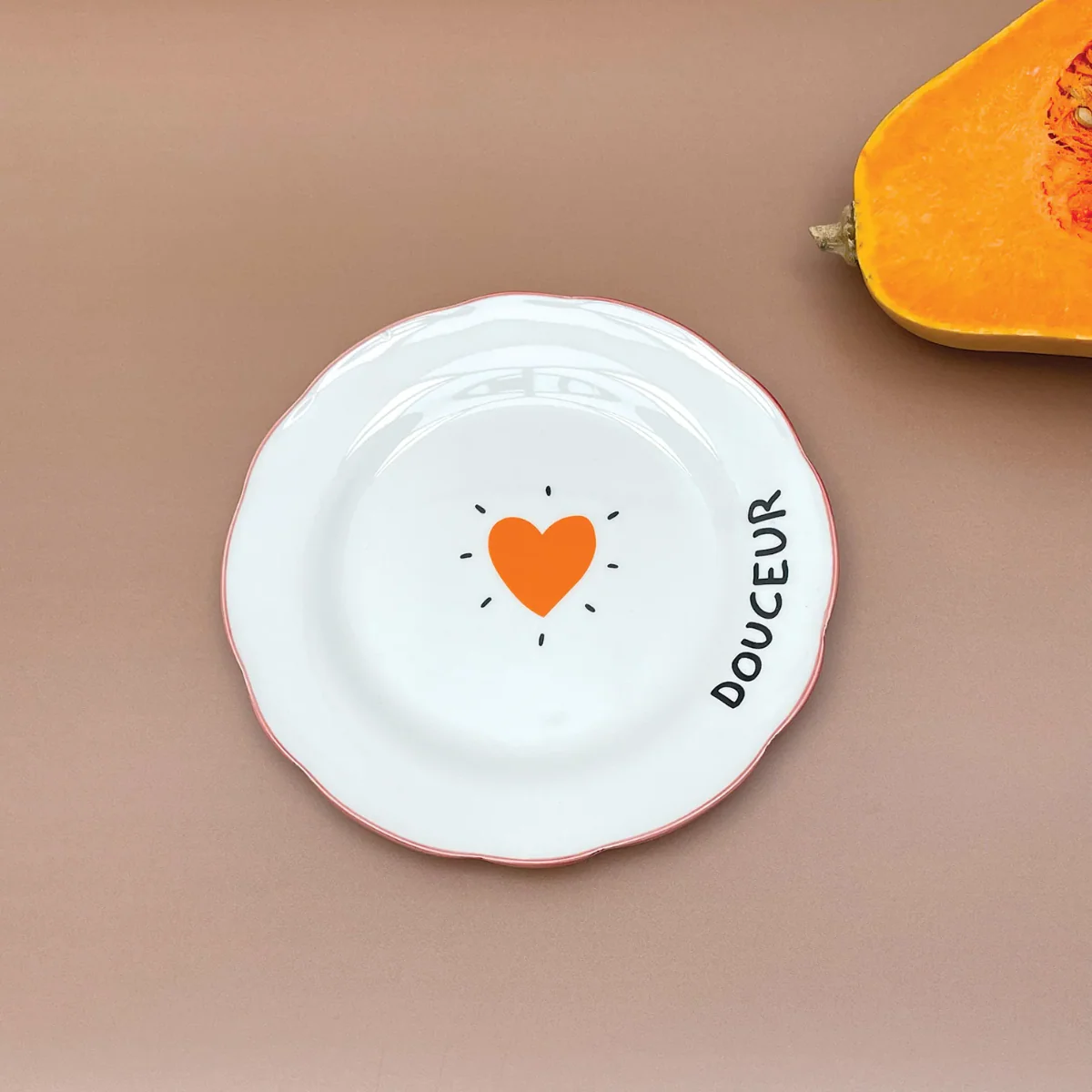Set de 4 assiettes Amour Coeur 19 cm - Image 4