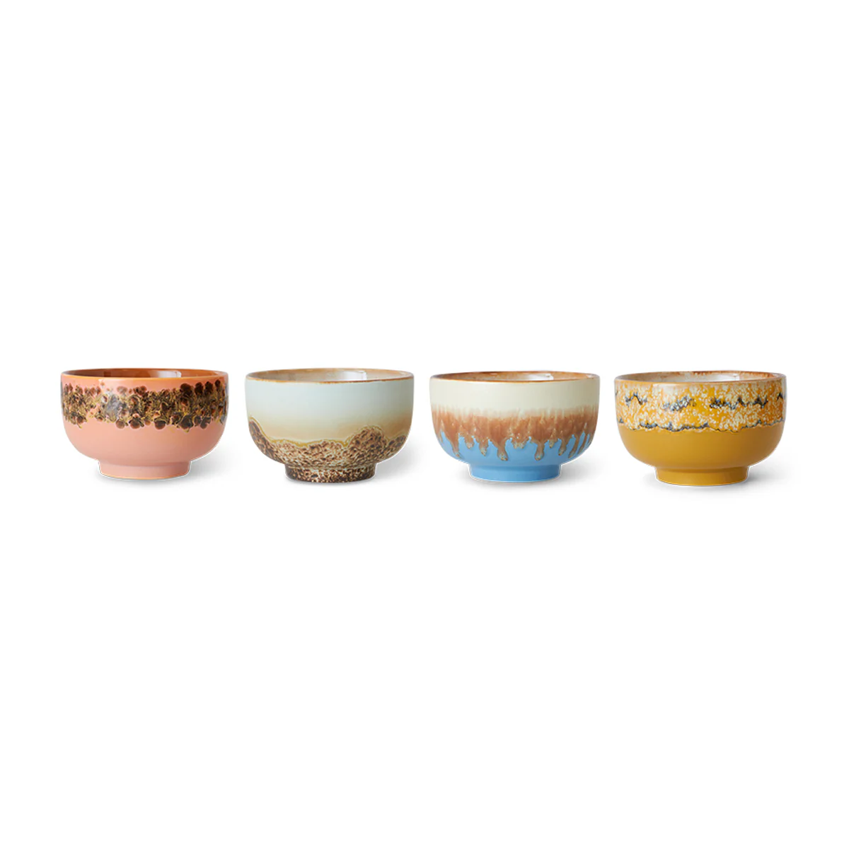 Lot de 4 Bols à Nouilles Seabreeze 70s - ø 13,5 cm - Image 3