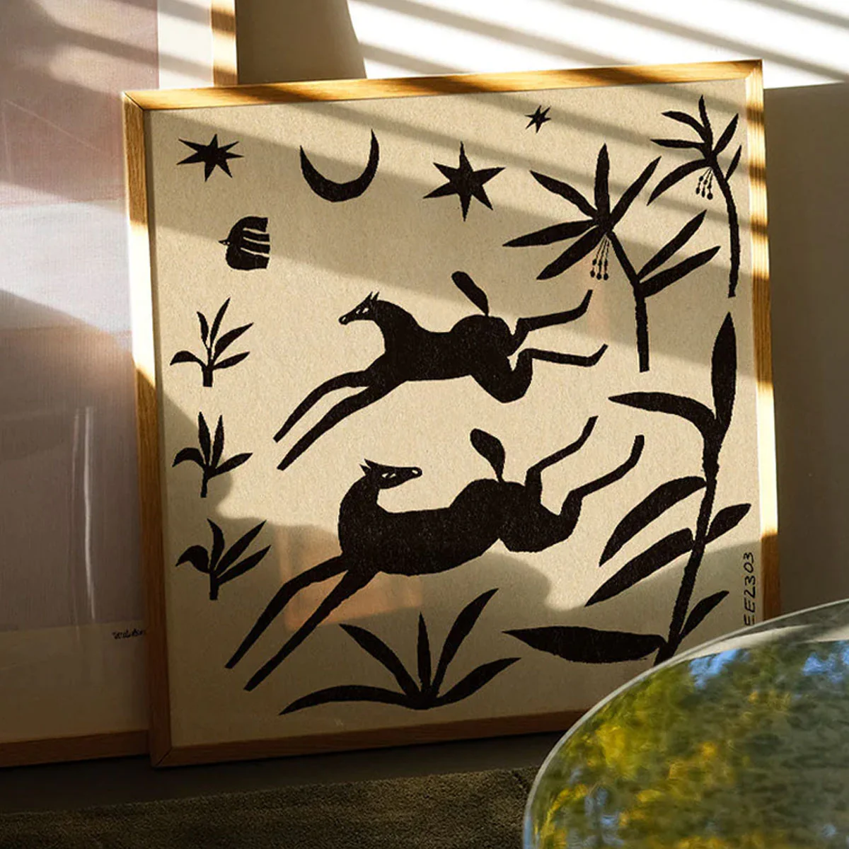 Affiche Enik? Eged - Papercut Horses - 50 x 50 cm - Image 3