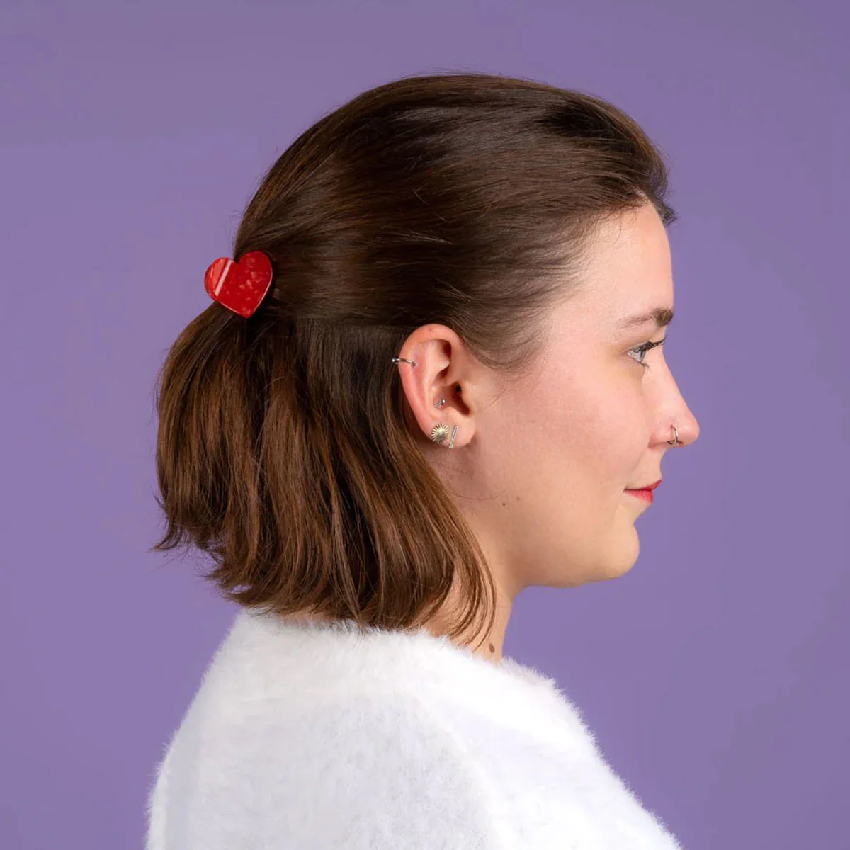 Mini Pince à Cheveux Coeur - Image 5