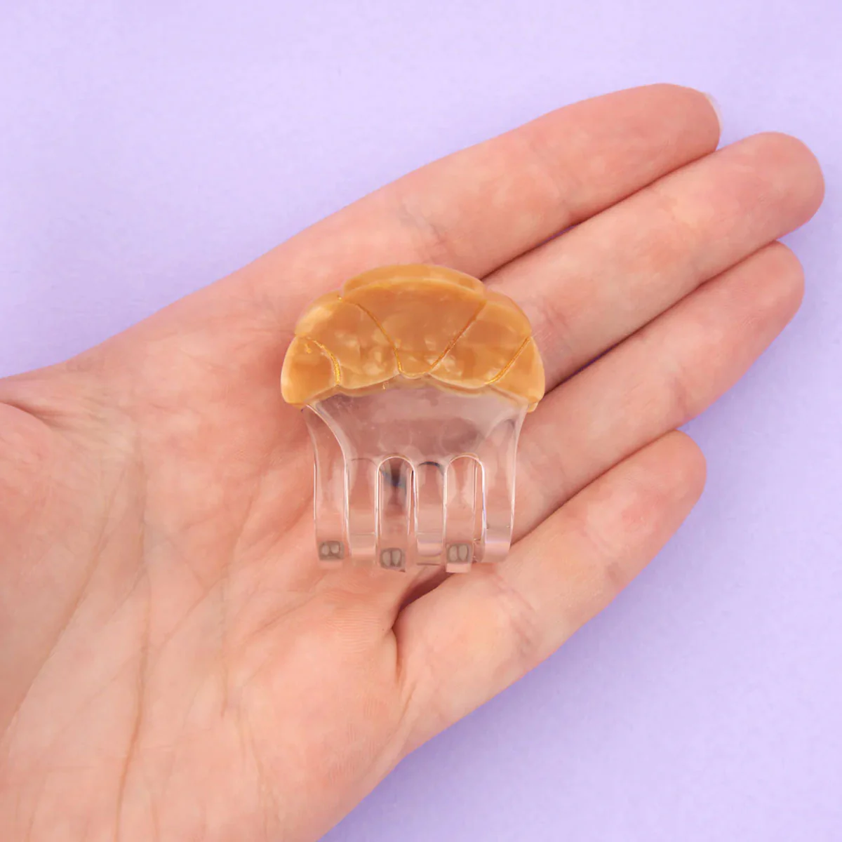 Mini Pince à Cheveux Croissant - Image 3