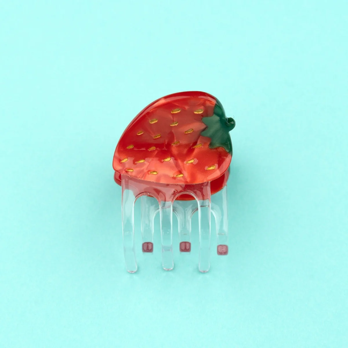 Mini Pince à cheveux Fraise - Image 3