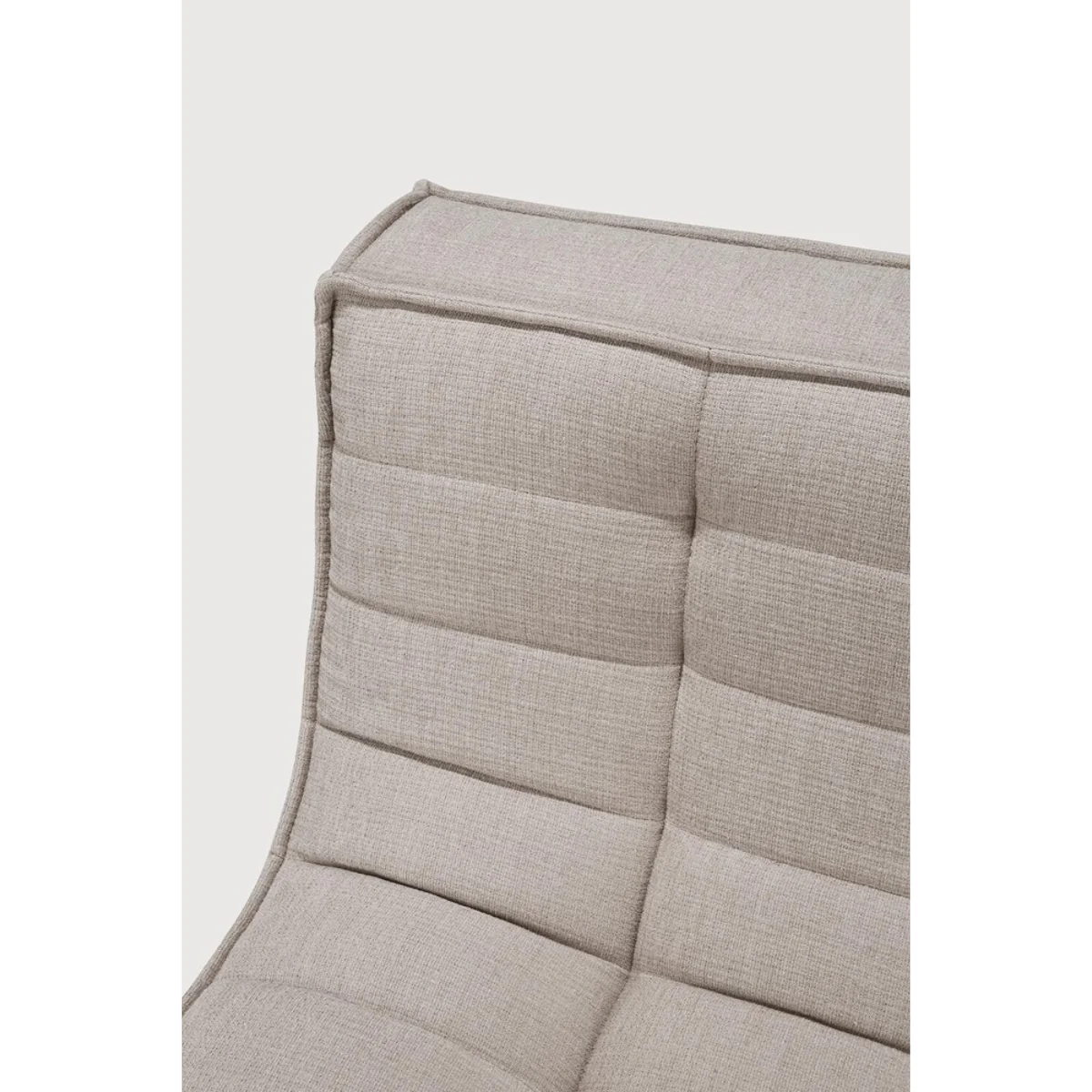 Module d'angle canapé N701 - écru tissu éco - Image 6