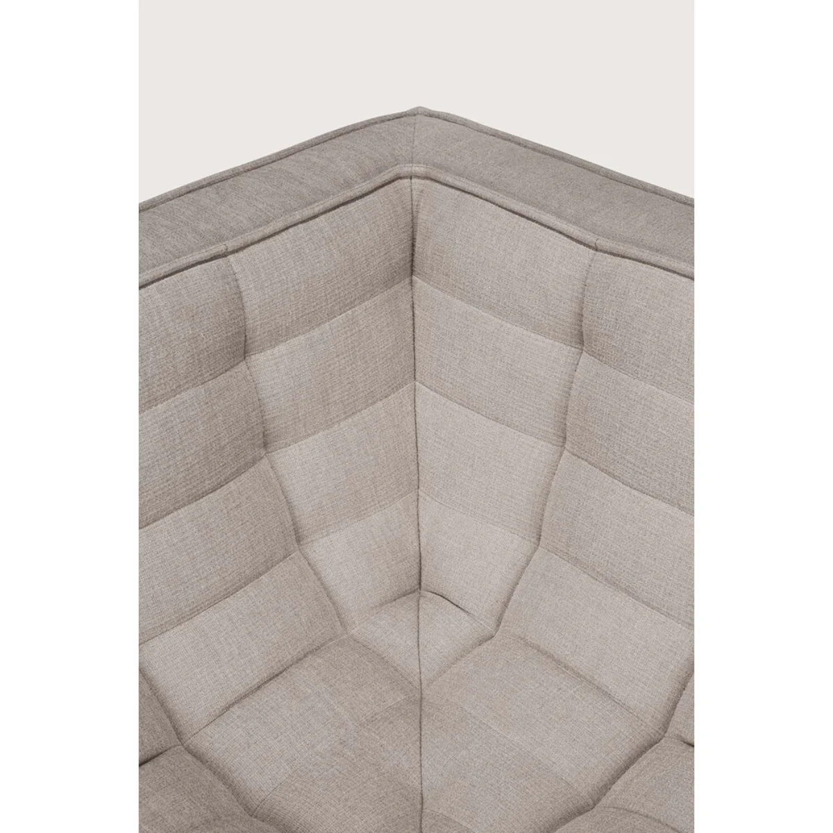 Module d'angle canapé N701 - écru tissu éco - Image 7