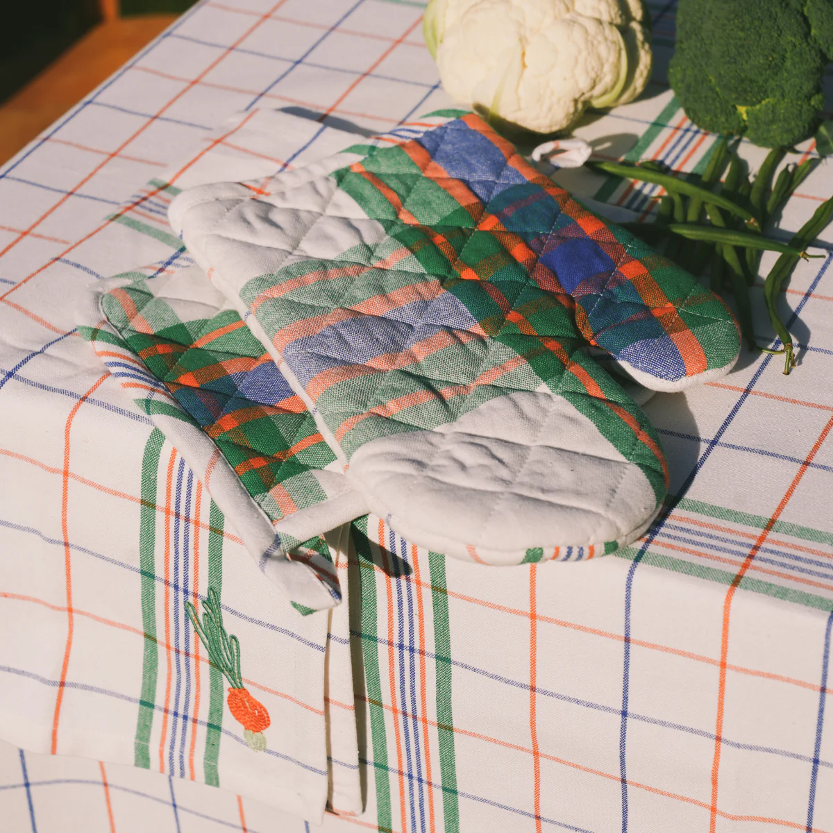 Pack de 2 Serviettes Léon - Green - Image 4